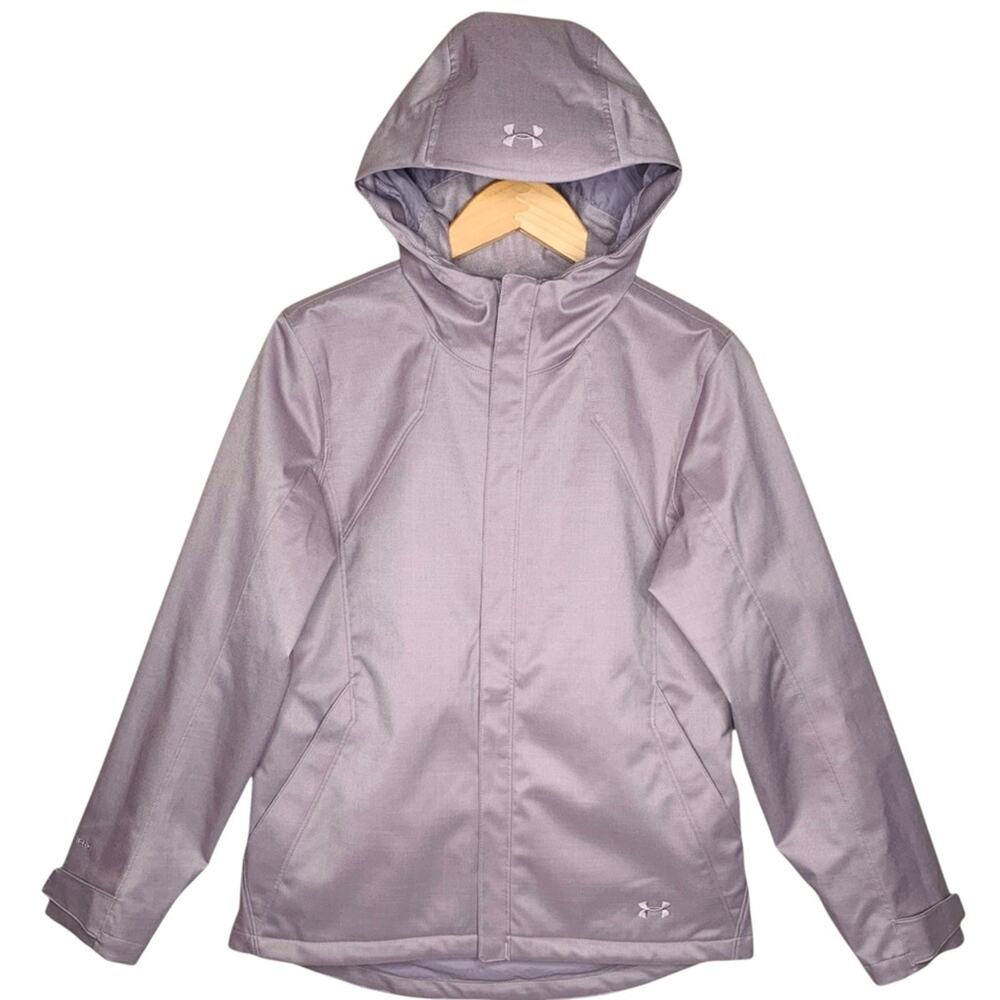 Under Armour Coldgear Infrared Jacket S Purple Lilac Shell Only Storm Ski Snow